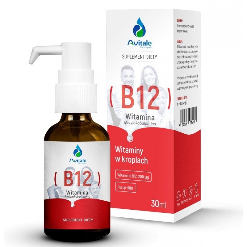 Witamina B12 Metylokobalamina 30ml