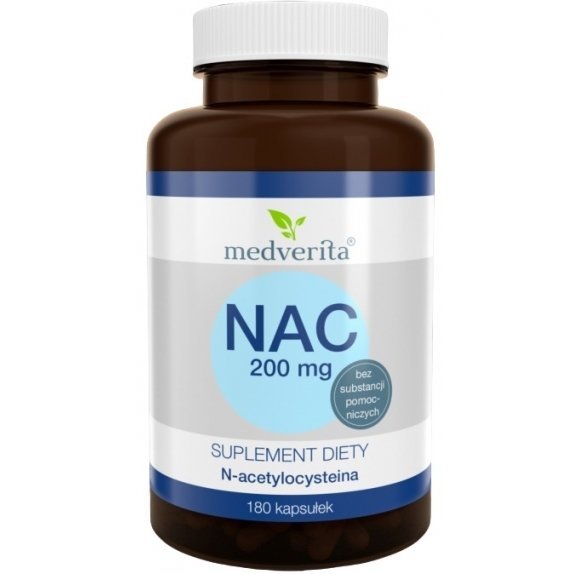 NAC N-acetylocysteina 180 kapsułek