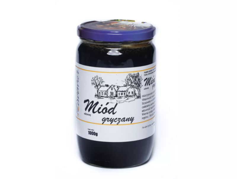 Miód Gryczany 1000g
