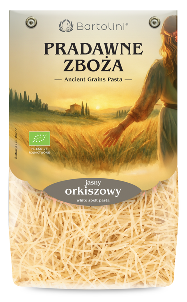 Makaron Orkiszowy Jasny Nitka BIO 250g