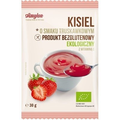 Kisiel o Smaku Truskawkowym Bezglutenowy BIO 30g