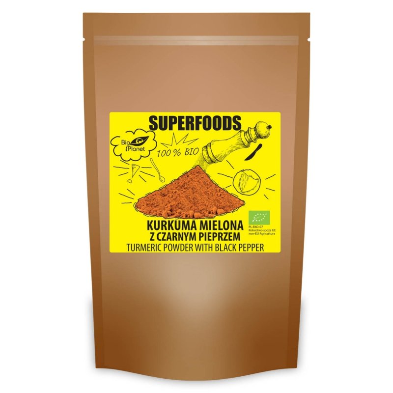 Kurkuma z Czarnym Pieprzem BIO 200g