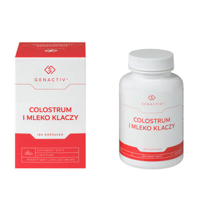 Colostrum i Mleko Klaczy Bioaktywny Liofilizat 180 kapsułek