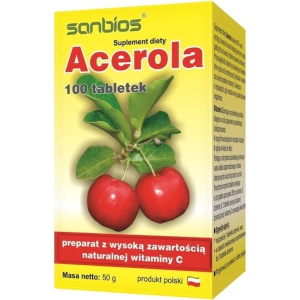 Acerola 100 tabletek