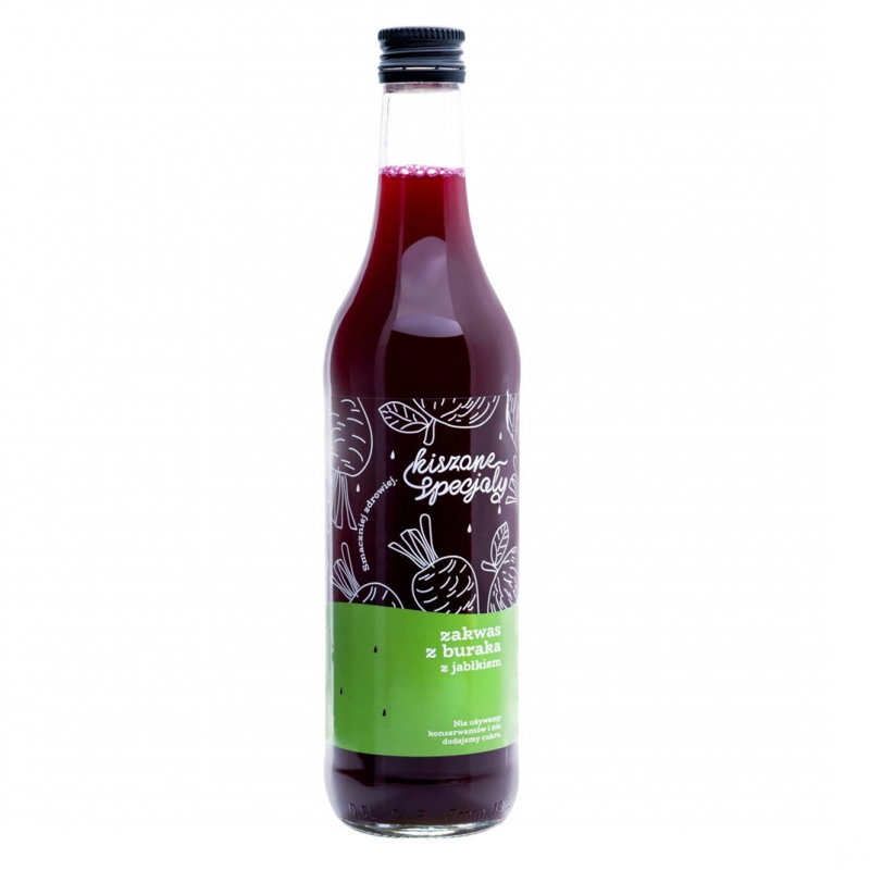 Zakwas z Buraka z Sokiem Jabłkowym 500ml