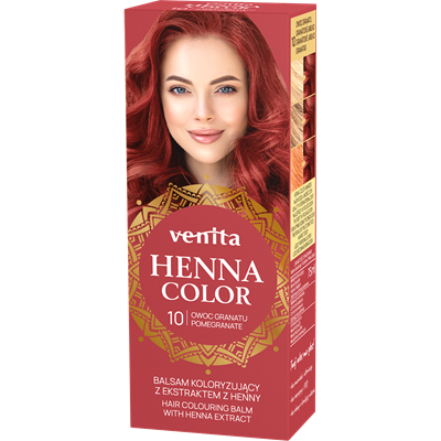 HENNA COLOR Balsam koloryzujący 10 Owoc Granatu 75ml
