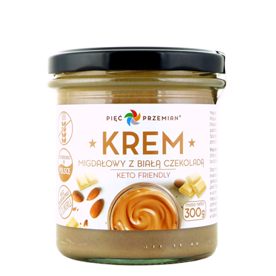  Krem Migdałowy z Białą Czekoladą 300g