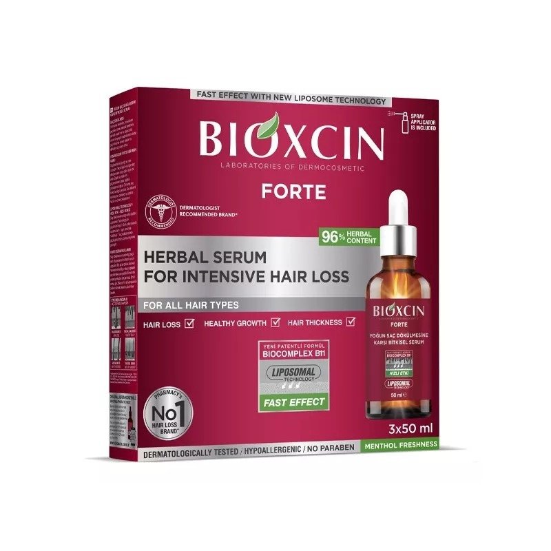 Serum przeciw Wypadaniu Włosów Bioxcin Forte 3×50ml