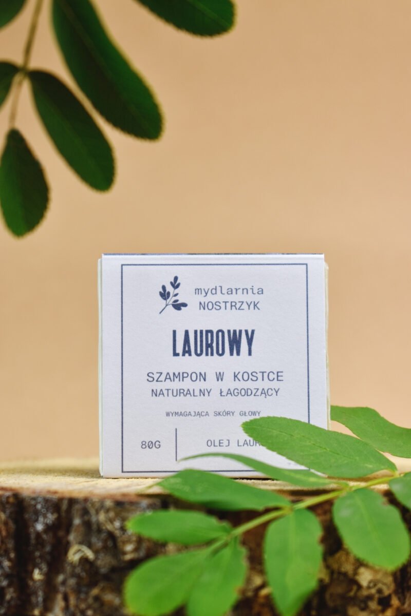 Szampon Łagodzący Laurowy w Kostce 80g