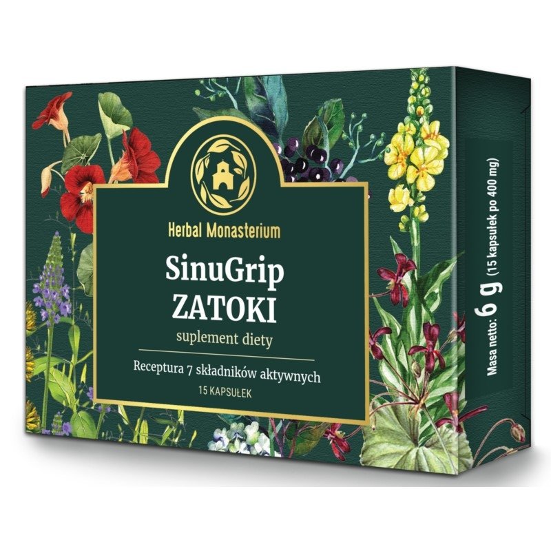 SinuGrip na Zatoki 15 kapsułek