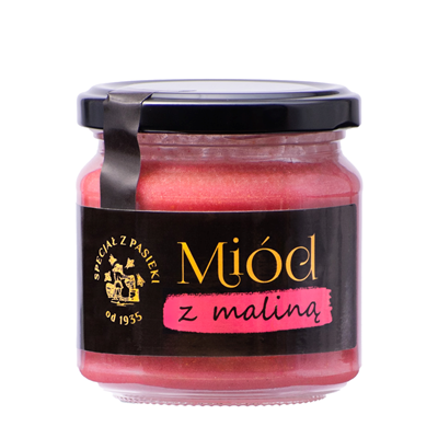 Miód z Maliną 230g