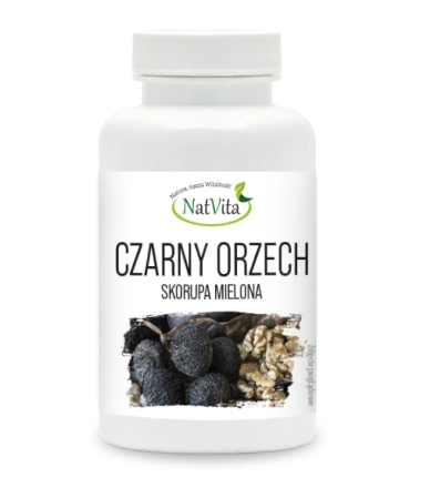 Czarny Orzech Skorupy Mielone 50g
