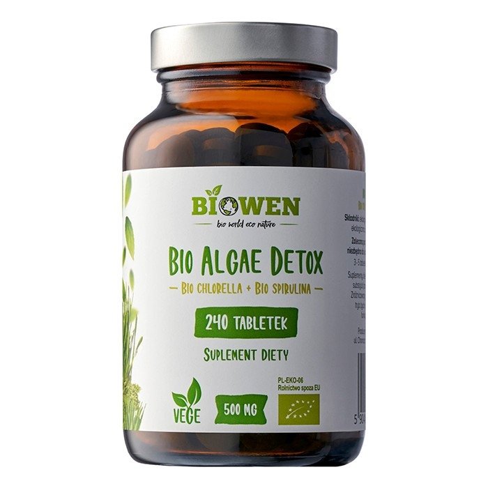 Detoks Spirulina i Chlorella 240 tabletek