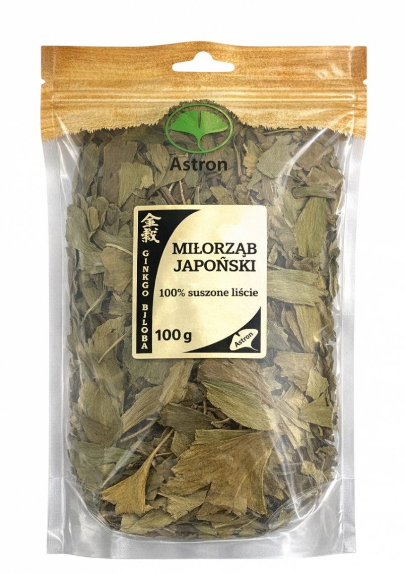 Miłorząb Japoński Liść 100g