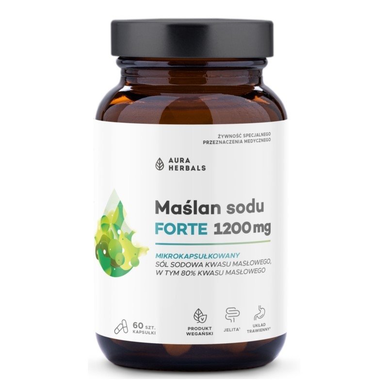 Maślan Sodu FORTE 60 kapsułek