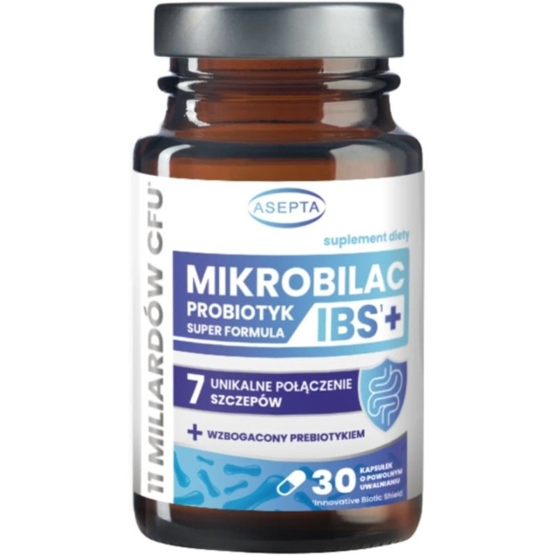 Probiotyk Mikrobilac IBS 30 kapsułek