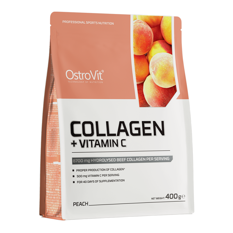 Kolagen + Witamina C Brzoskwiniowy 400g 