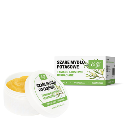 Mydło Naturalne Potasowe Tamanu &amp; Drzewo Herbaciane 80g