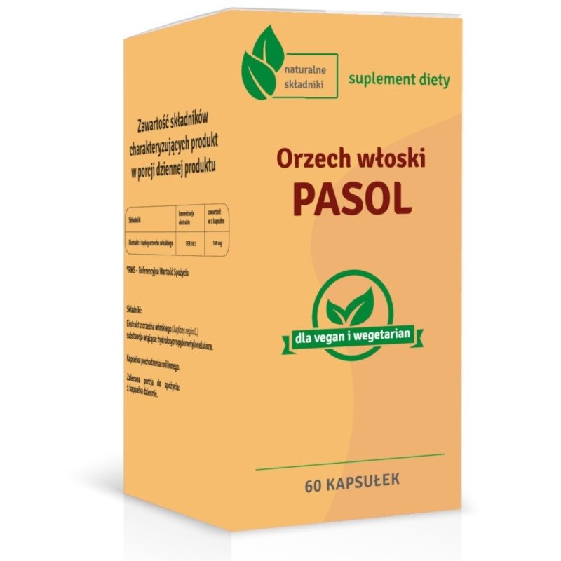 Orzech Włoski Pasol 60 kapsułek