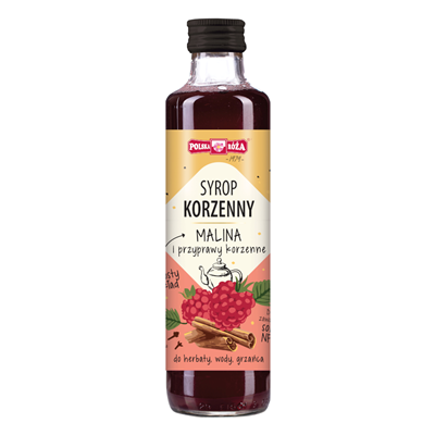 Syrop Malina i Przyprawy Korzenne 250ml