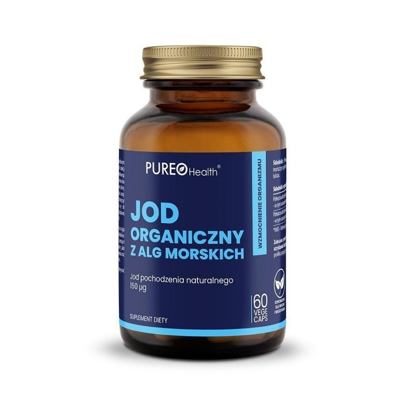 Jod Organiczny z Alg Morskich 60 kapsułek