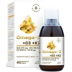 Omega 3+Witamina D3 K2 Mk7 200 ml