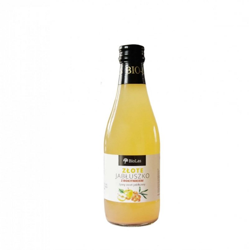 Ocet Jabłkowy Złote Jabłuszko z Rokitnikiem 330ml