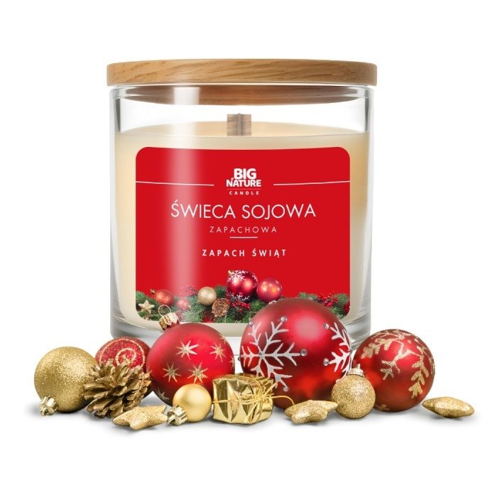 Świeca Sojowa Zapach Świąt 215g