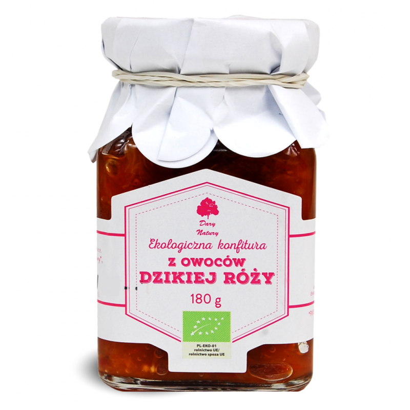 Konfitura z Dzikiej Róży Eko 180g