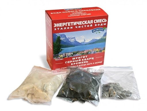 Energetyczna Mieszanka Szungit + Kwarc + Krzem 380g