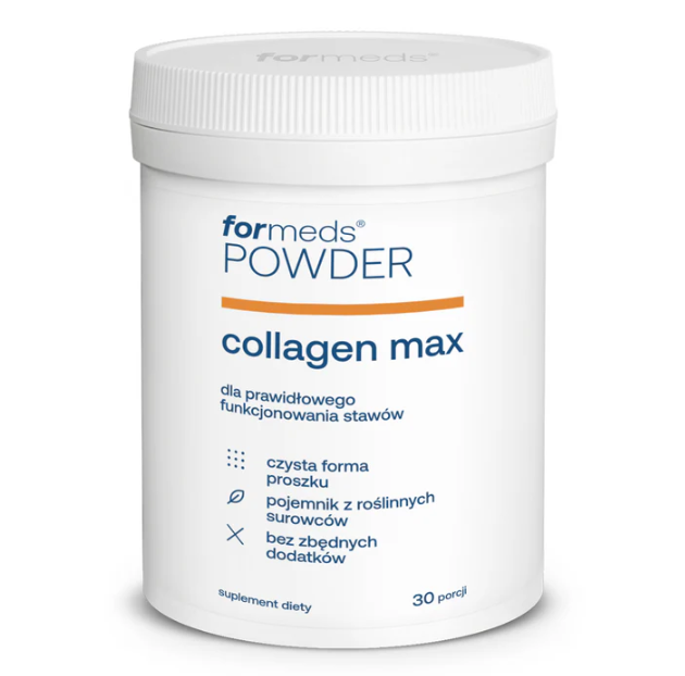 Kolagen MAX + Kwas Hialuronowy + Witamina C + K2D3  30 porcji