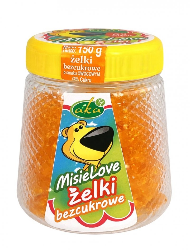 Żelki Bezcukrowe MisieLove Owocowe 150g 