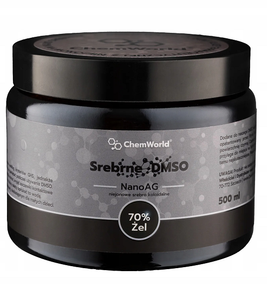 Żel Srebrne DMSO 70% 500ml