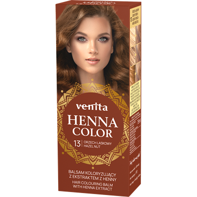 HENNA COLOR Balsam Koloryzujący 13 Orzech Laskowy 75ml