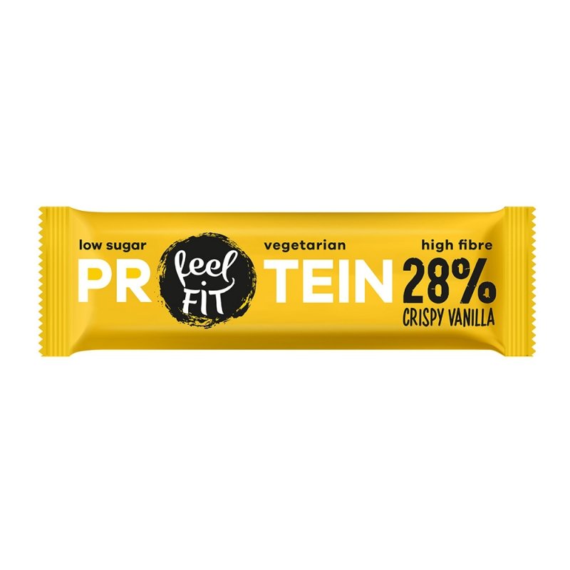FEEL FIT Baton Proteinowy Chrupiąca Vanilla 40g