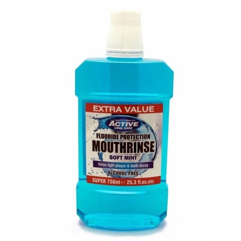 Płyn do Płukania Jamy Ustnej Bezalkoholowy Soft Mint 750ml