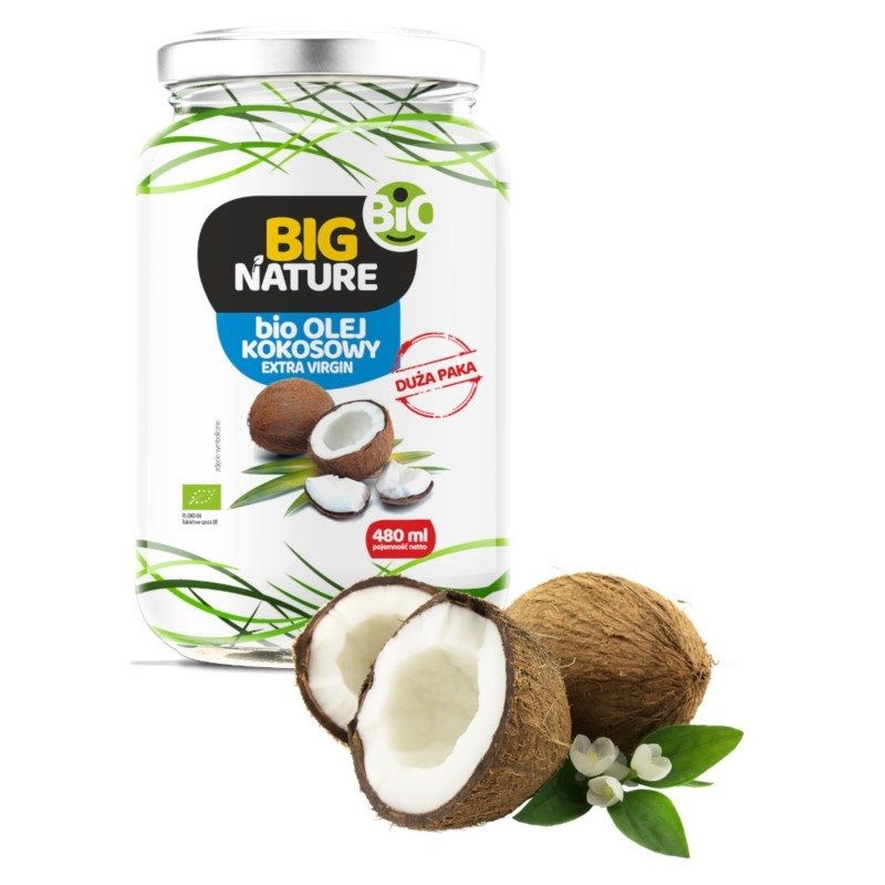 Olej Kokosowy Extra Virgin BIO 480 ml