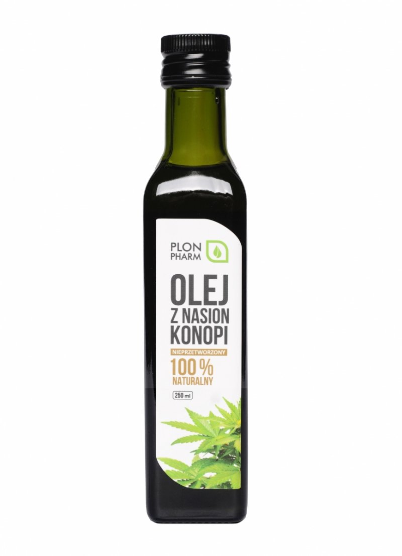 Olej Konopny Zimnotłoczony 250ml