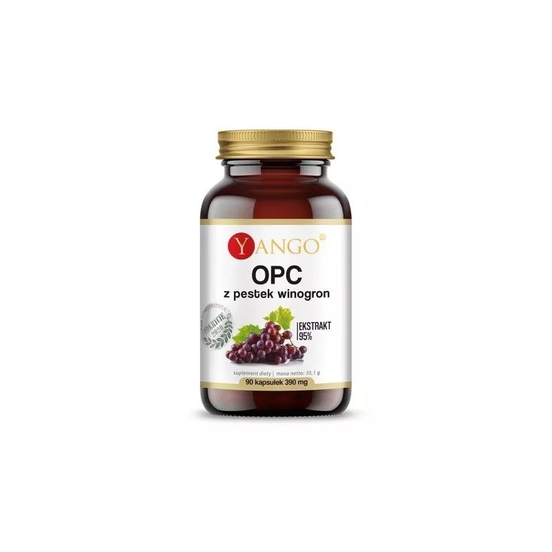 Opc Ekstrakt z Pestek Winogron 90 kapsułek