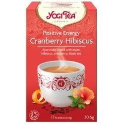 Yogi Tea Herbata Cranberry Hibiscus BIO 17 saszetek