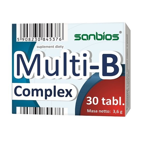 Witaminy B Complex 30 tabletek