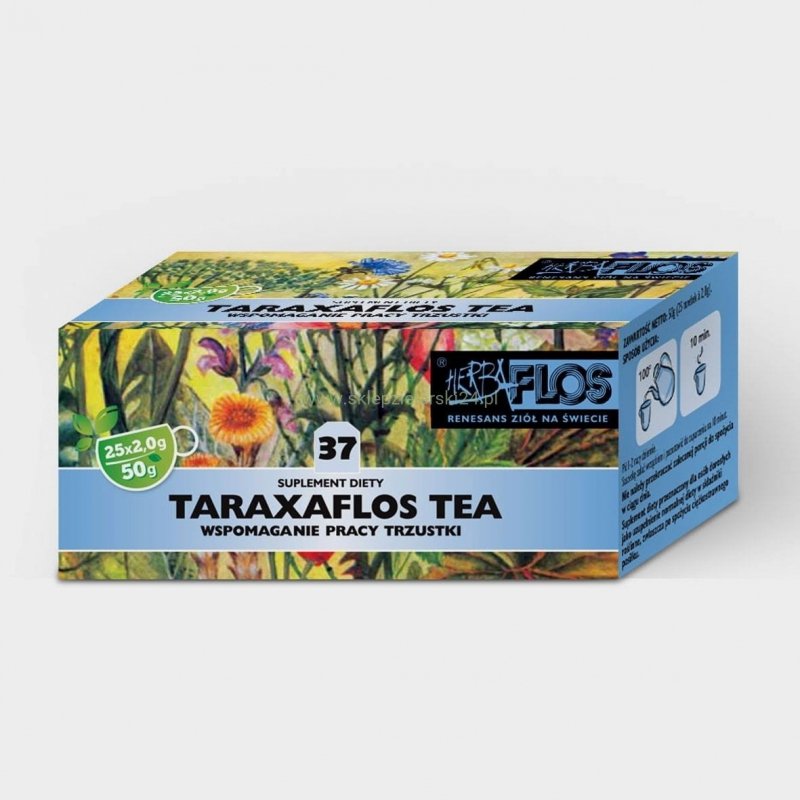 Taraxaflos TEA nr 37 - Wspomaga Pracę Trzustki 25 saszetek