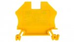 Złączka szynowa 2-przewodowa 6mm2 żółta EURO 43407N