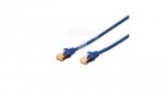 Patchcord RJ45/RJ45 S/FTP kat. 6A 3m AWG 26/7 LS0H niebieski DK-1644-A-030/B