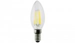 Żarówka Maclean, Filamentowa LED E14, 6W, 230V, WW ciepła biała 3000K, 806lm, Retro edison ozdobna świeczka C35, MCE286