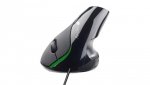 Pionowa Myszka Ergonomiczna USB 1000dpi Czarna