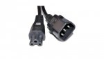 Przedłużacz kabel Zasilania C14 Na C5 1.8M Czarny ICOC 15-NC