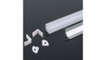Profil kątowy aluminiowy Mleczny do taśm LED 2000x15,8x15,8mm 3353