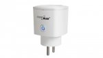 Zdalnie sterowane gniazdko WiFi GreenBlue, Android/iOS/Alexa/Google Home, zuż. energii, timer, max 3680W, typ E, GB720 E