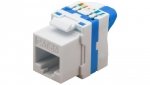 Samozaciskowy Moduł Keystone RJ45 Kat.6A U/UTP Techly